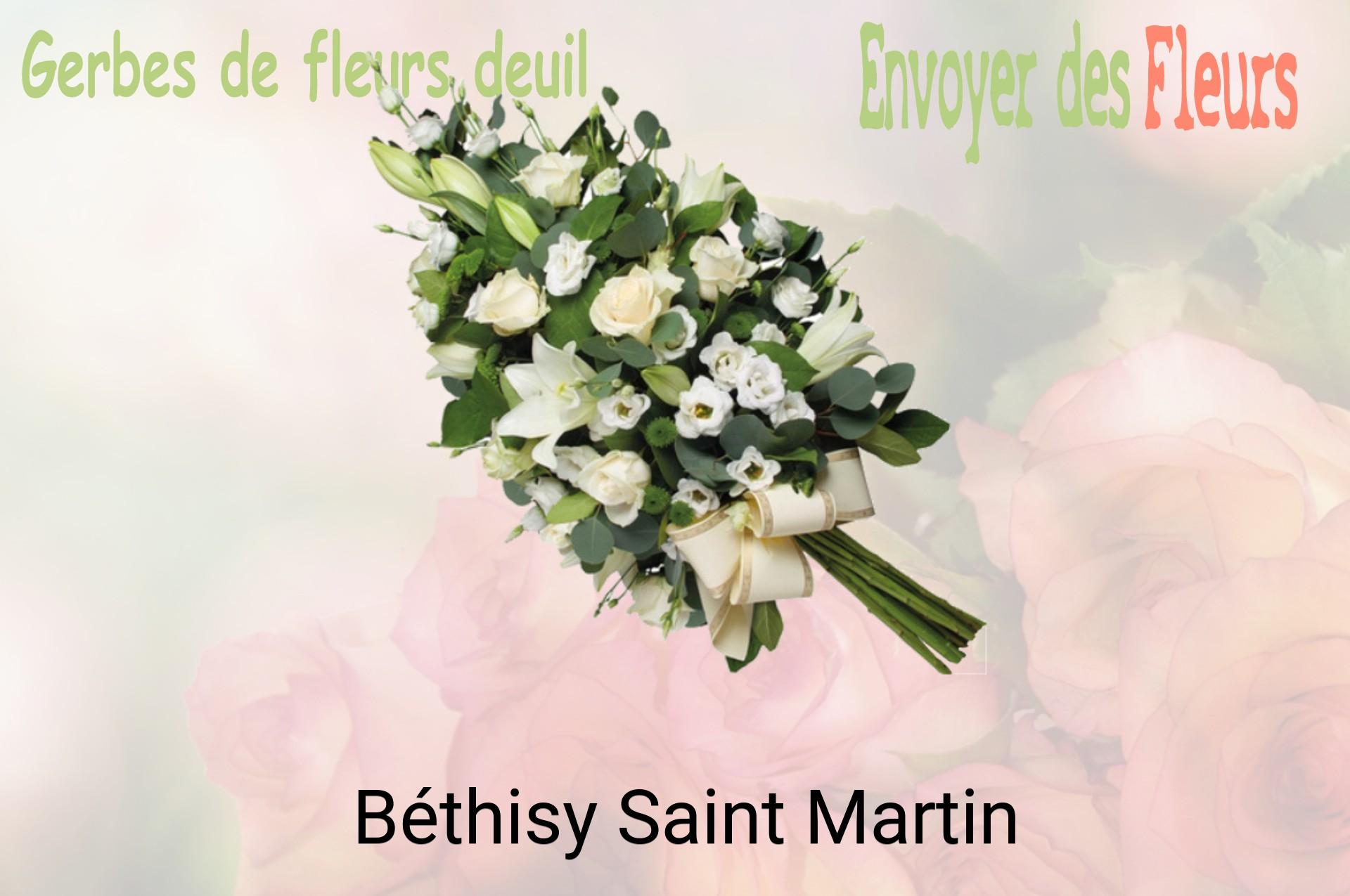 Gerbe de fleurs de deuil livrée à Béthisy-Saint-Martin